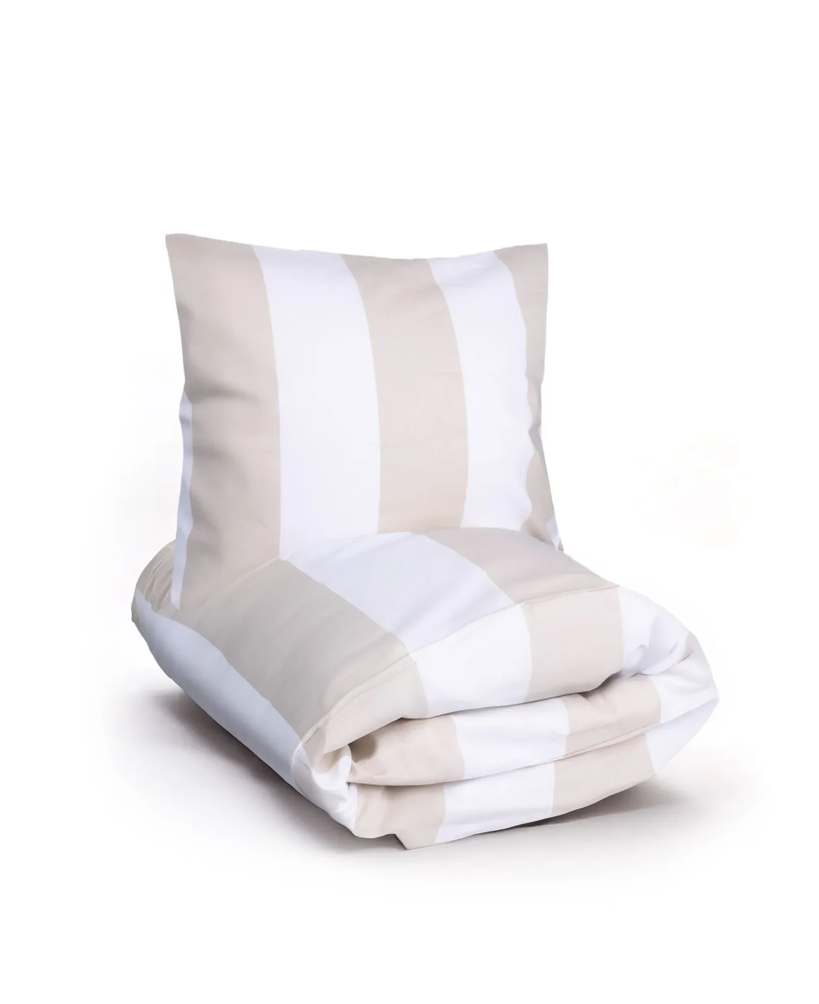 Bäddset från The Thread Shed 2 delar - Beige rand