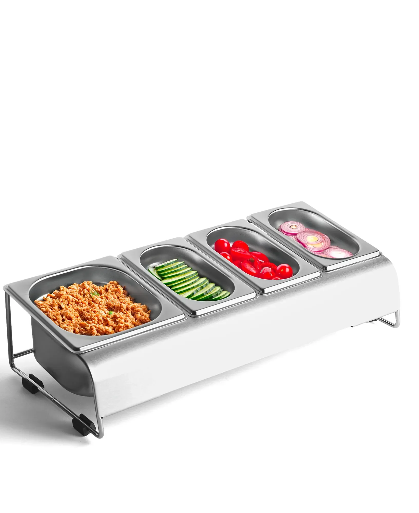 Food topping set med station & pizzasax från Jernverket