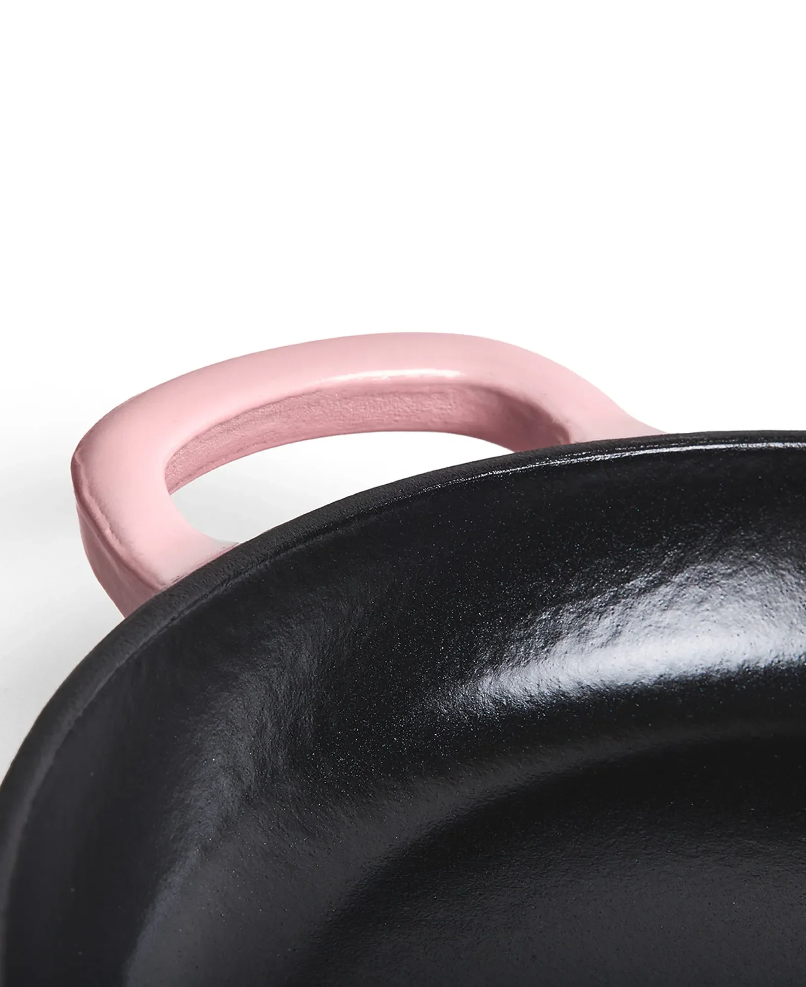 Jernverkets gjutjärnstekpanna med trähandtag 28 cm - Retro Pink - Image 6