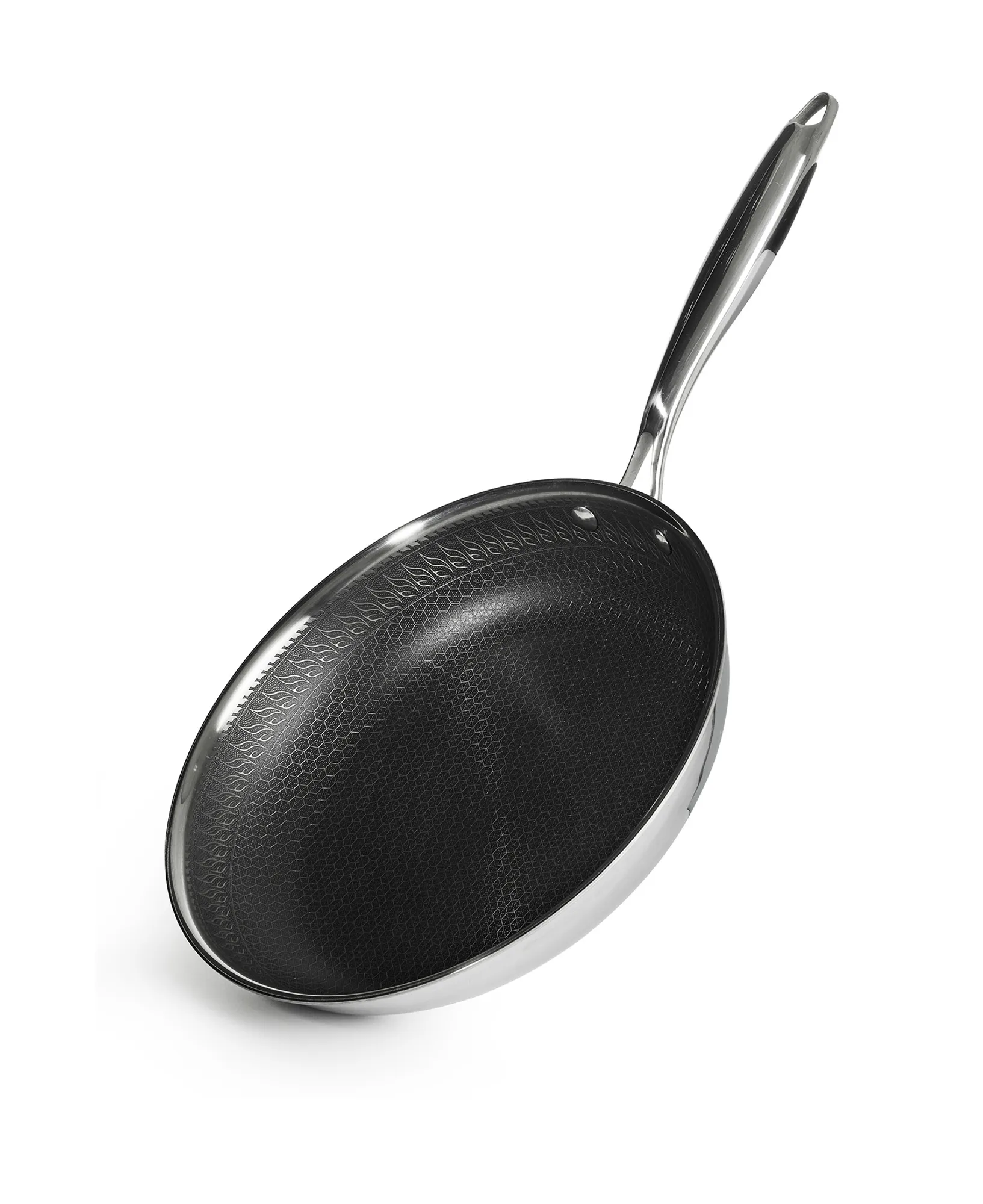 Jernverket Stekpanna 28 cm - Spegelpolerad med Honeycomb Non-Stick