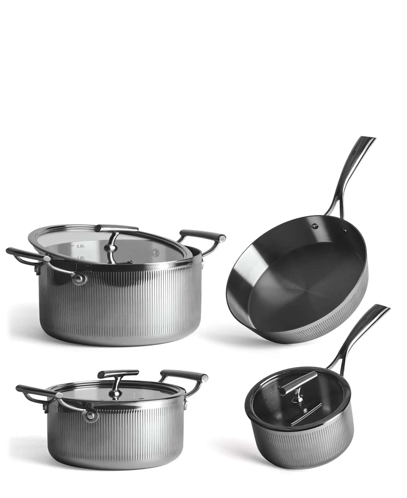 JERNVERKET DESIGN GRYTSET - 4 DELAR