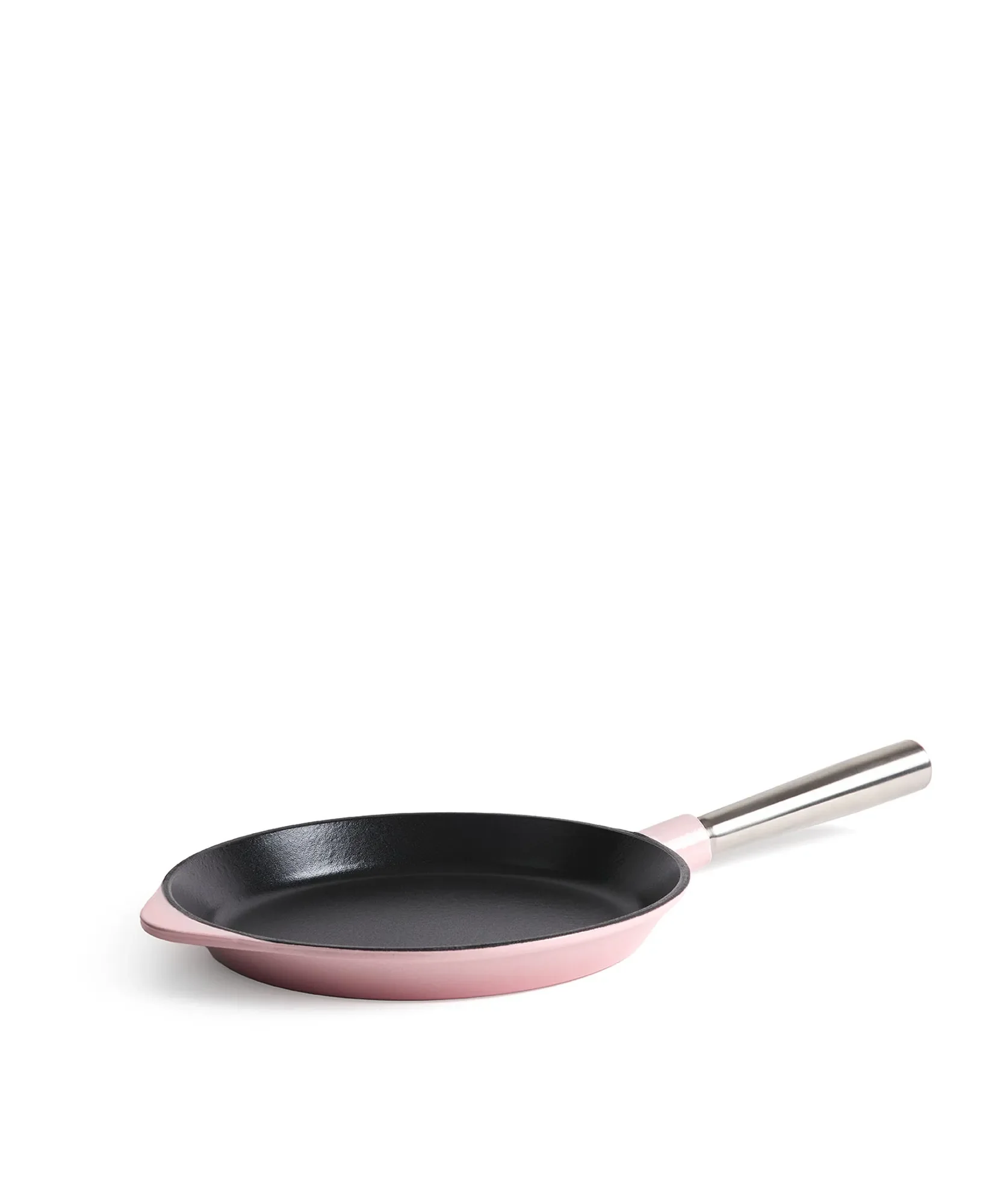 Jernverkets stekpanna i gjutjärn med avtagbart handtag 28 cm - Retro Pink - Image 3