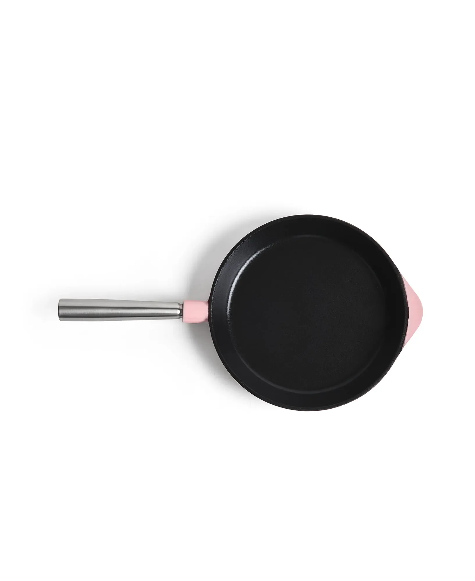 Jernverkets stekpanna i gjutjärn med avtagbart handtag 28 cm - Retro Pink - Image 4