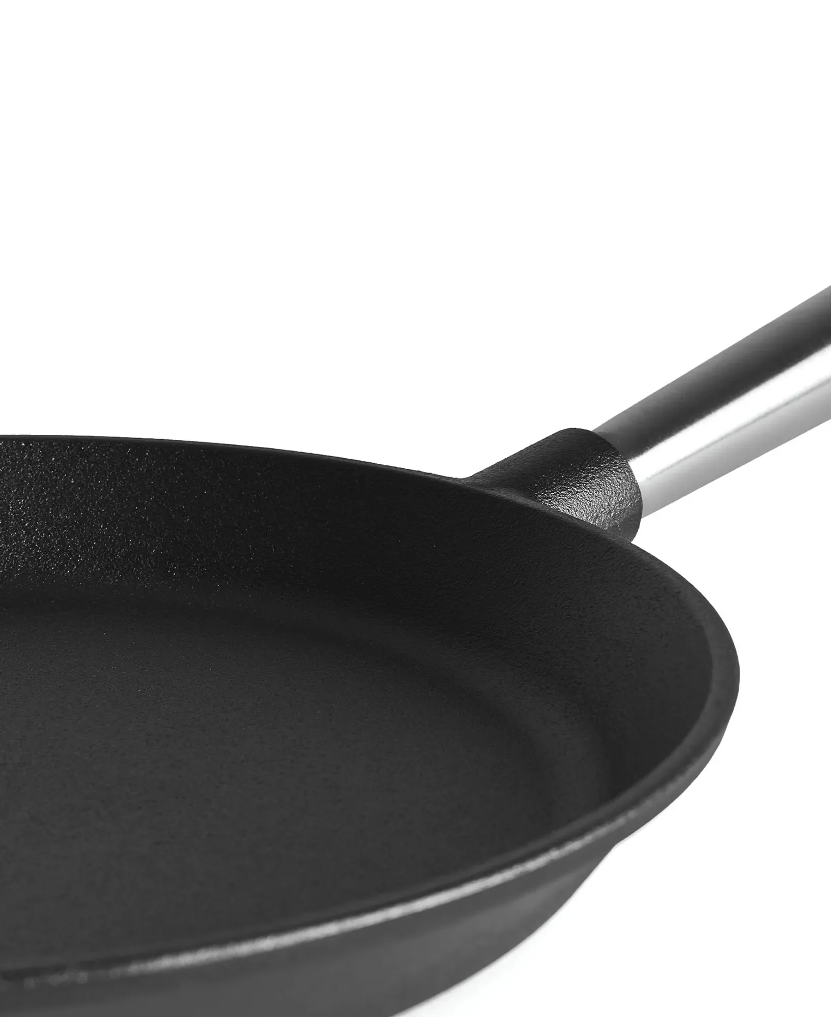 Jernverkets stekpanna i gjutjärn med avtagbart handtag 28 cm - Vegetable coating - Image 4