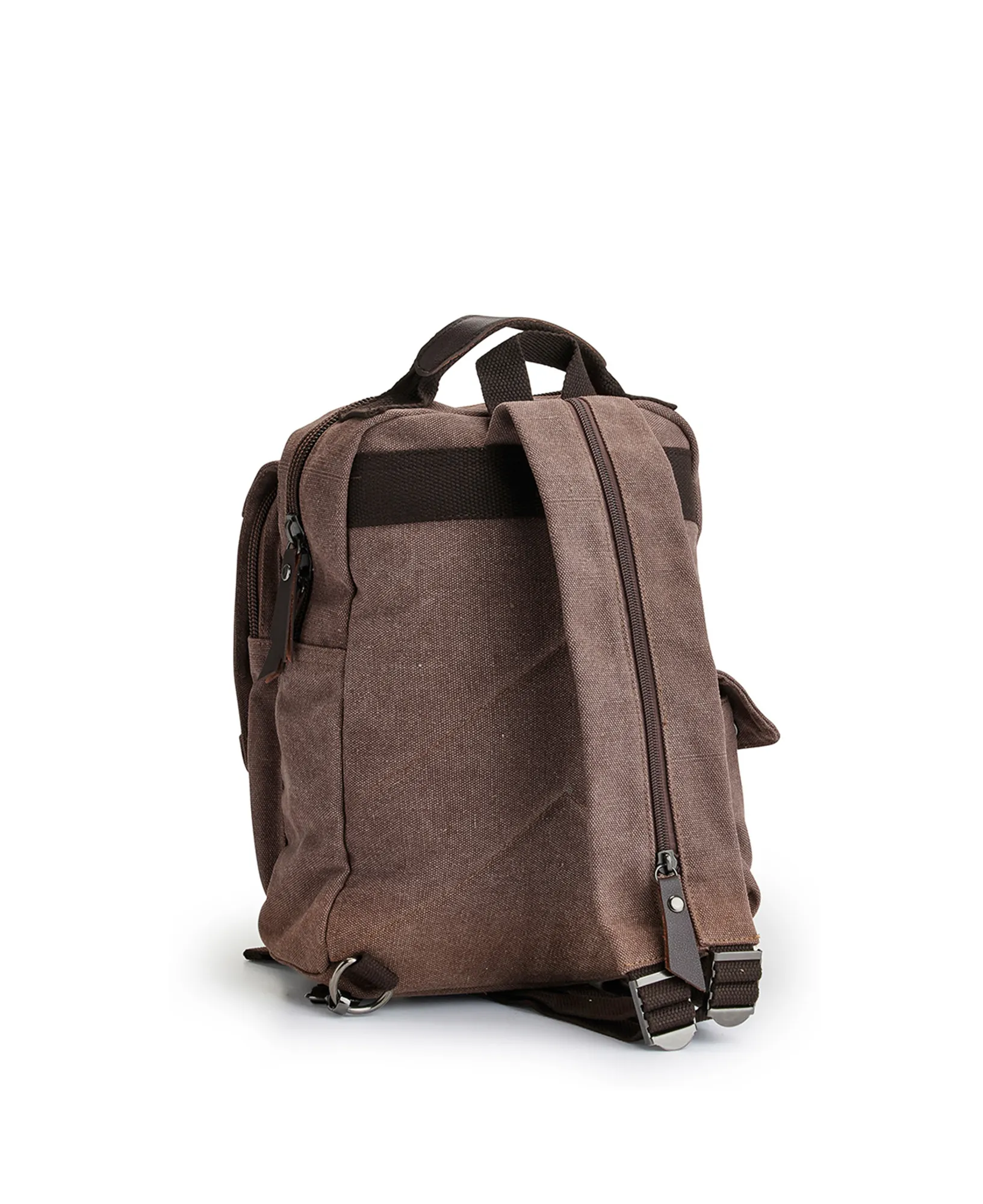 Praktiskt ryggsäck från Sutherland & Sons – Brun - Image 3
