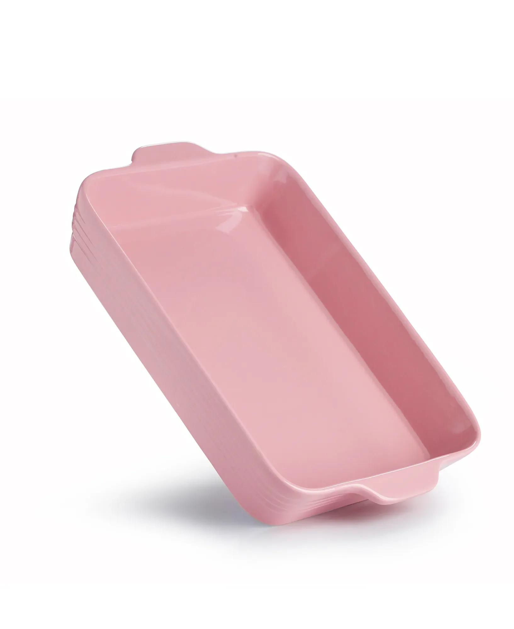 Snyggt set om 2 ugnsformar - Glossy Pink - Image 4