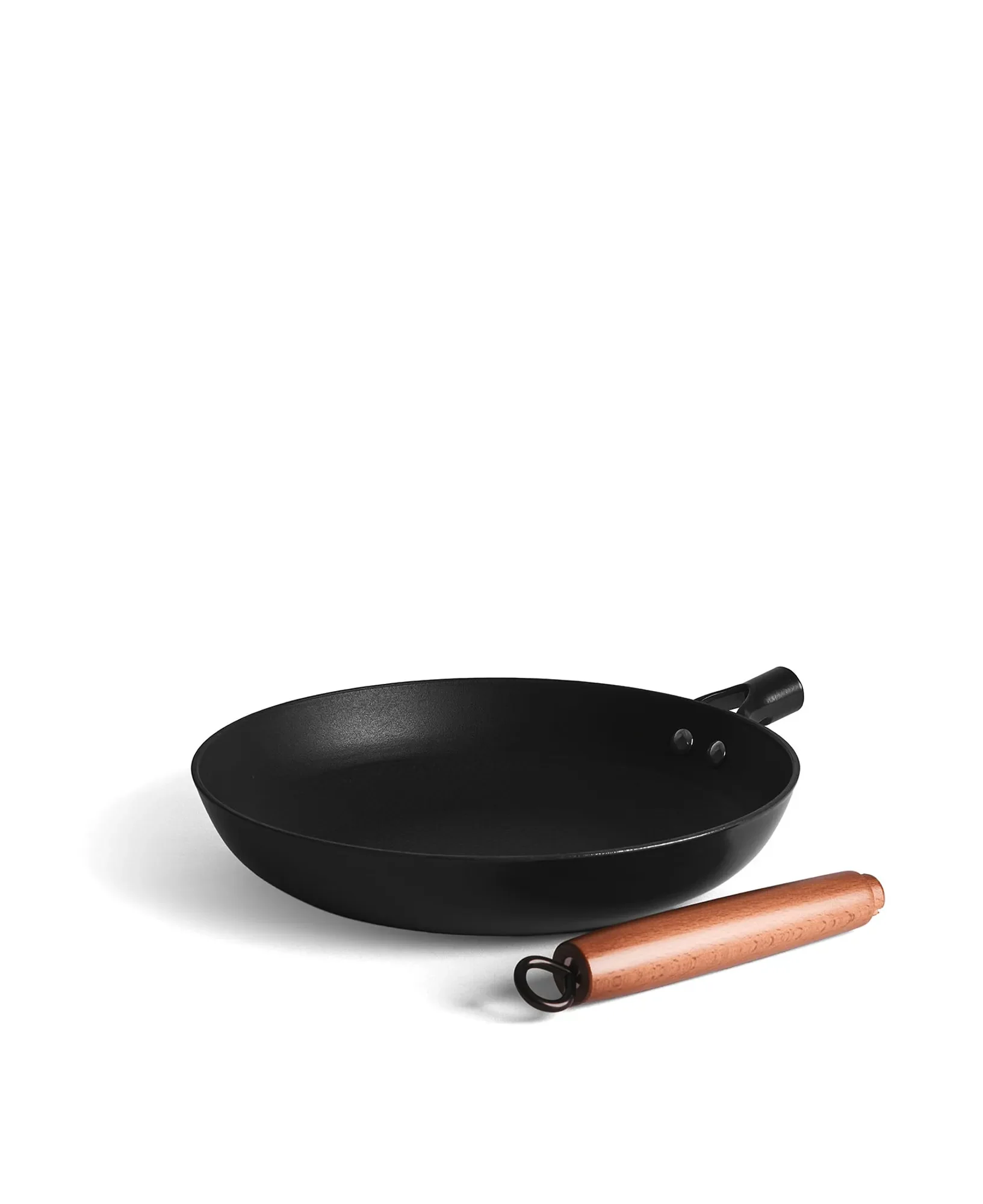 Jernverkets stekpanna i lättviktsgjutjärn 28 cm - Black - Image 3