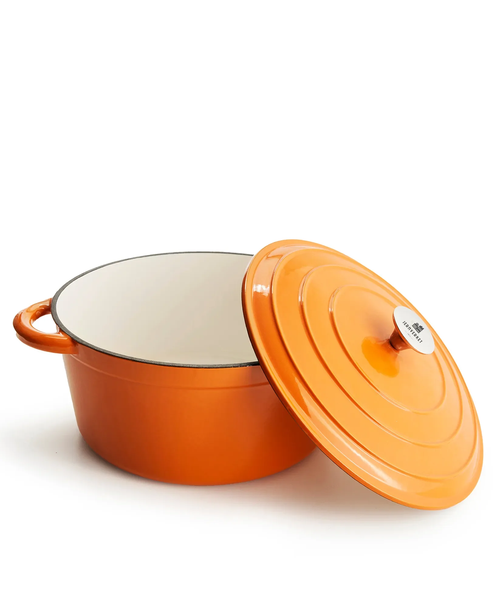 Stor Gjutjärnsgryta från Jernverket 7L - Naranja - Image 2