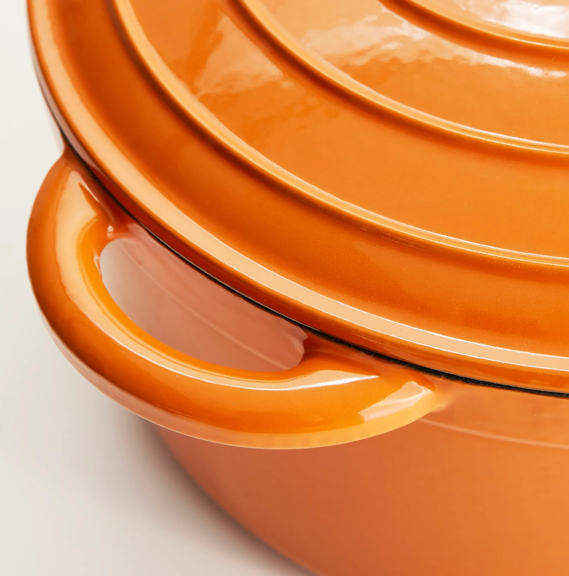 Stor Gjutjärnsgryta från Jernverket 7L - Naranja - Image 3
