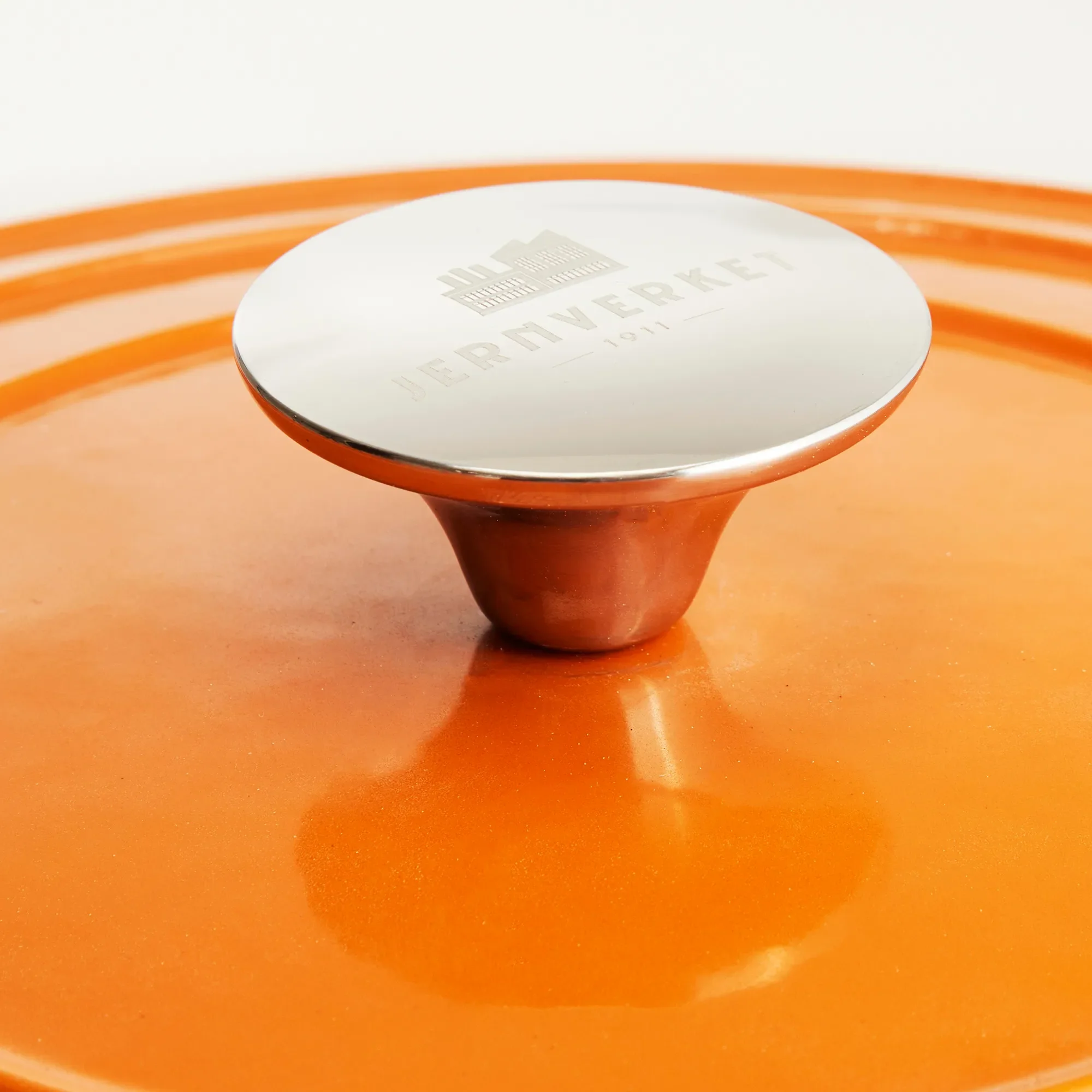 Stor Gjutjärnsgryta från Jernverket 7L - Naranja - Image 4
