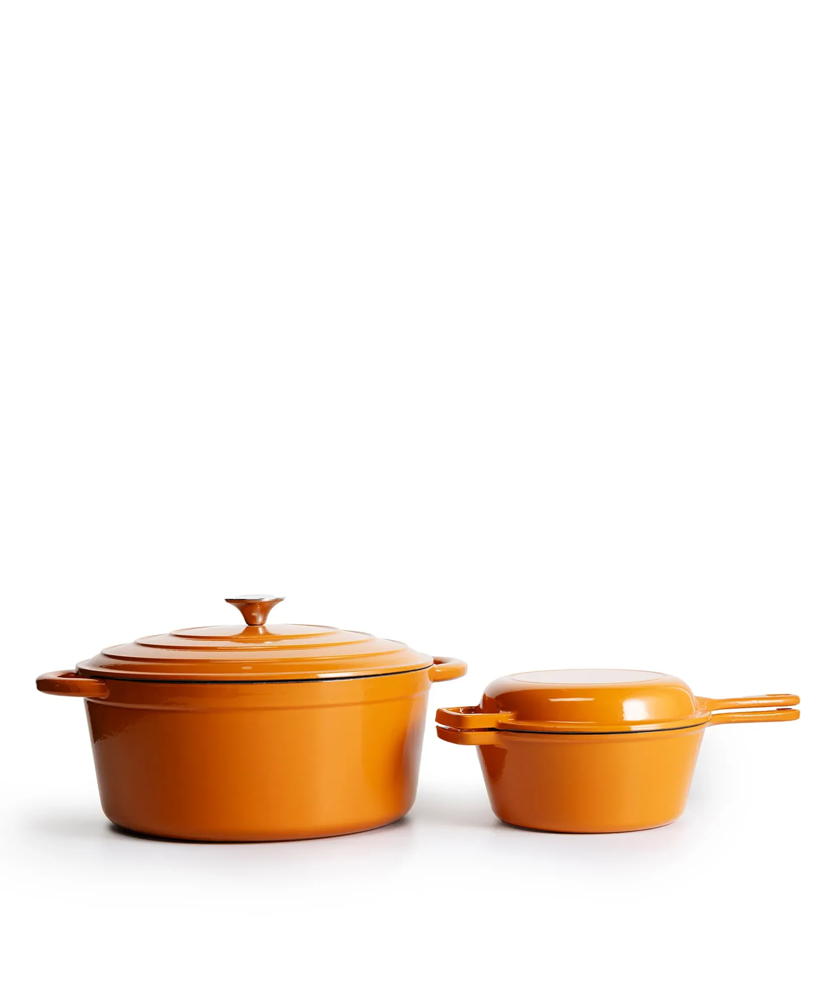 Stor Gjutjärnsgryta från Jernverket 7L - Naranja - Image 5