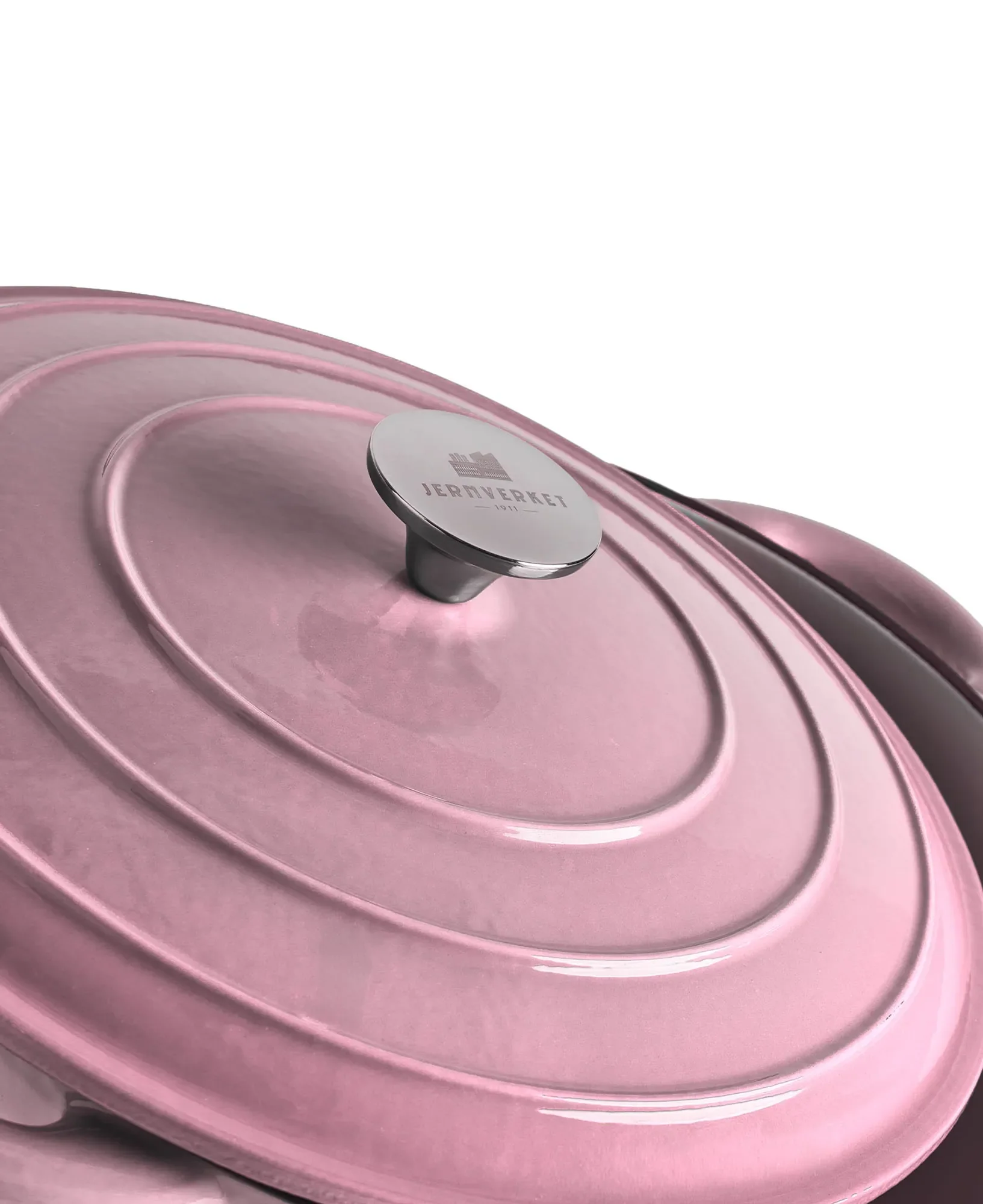 Stor Gjutjärnsgryta från Jernverket 7L - Retro Pink - Image 5