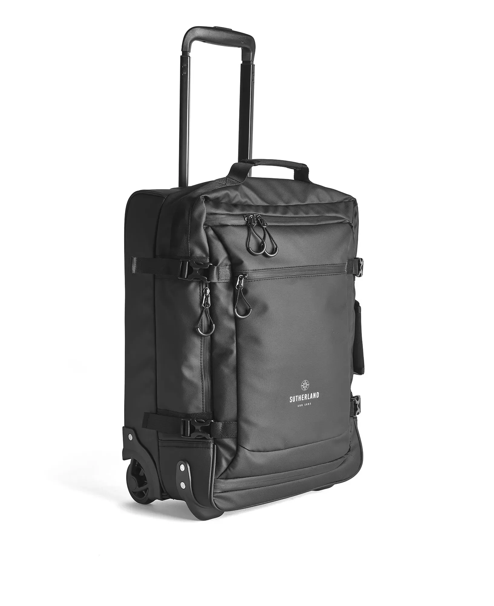 Sutherland & Sons Cabin Trolley Weekender 20L - Svart