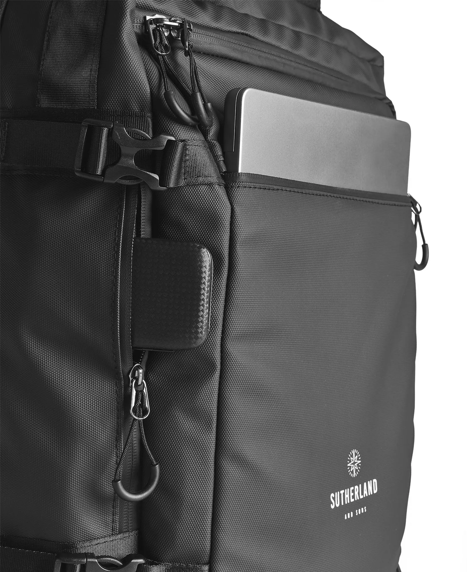 Sutherland & Sons Cabin Trolley Weekender 20L - Svart - Image 2