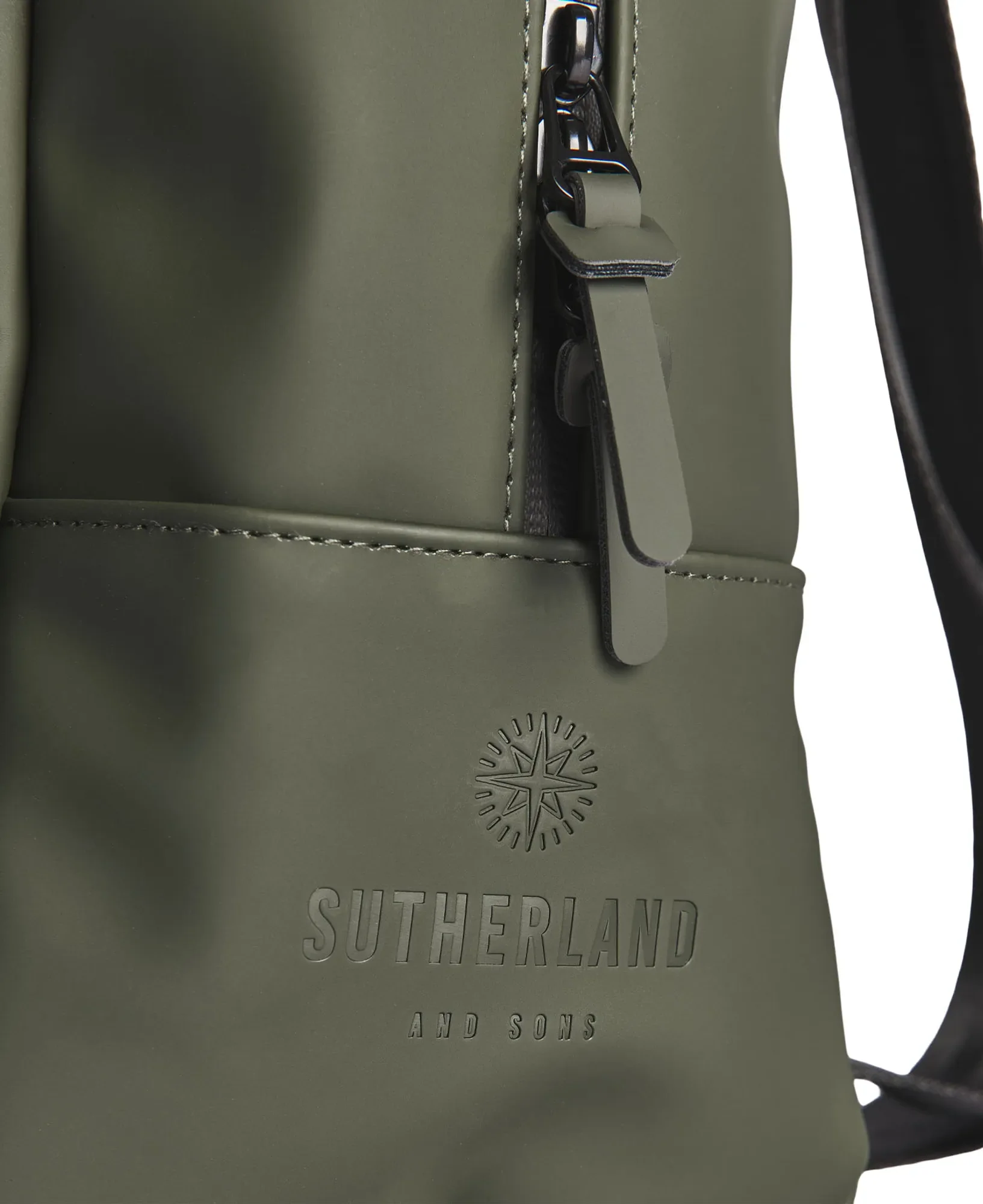 Sutherland & Sons Urban PU Backpack - Green - Image 4