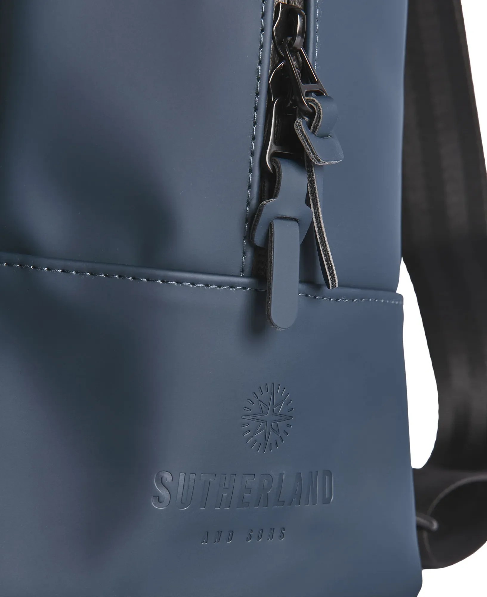 Sutherland & Sons Urban PU Backpack - Navy - Image 3