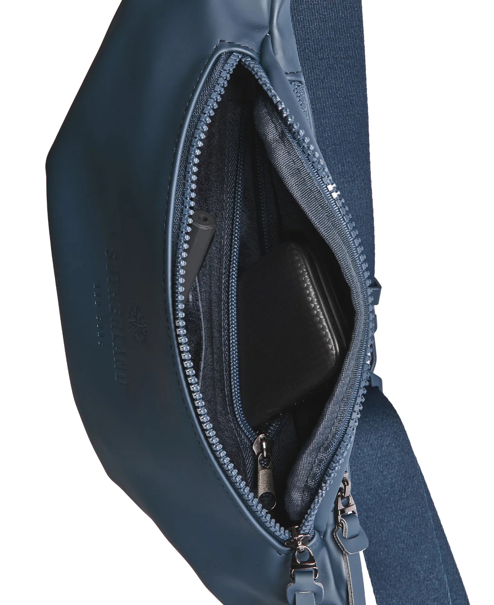 Sutherland & Sons Urban PU Waistpack - Navy - Image 4
