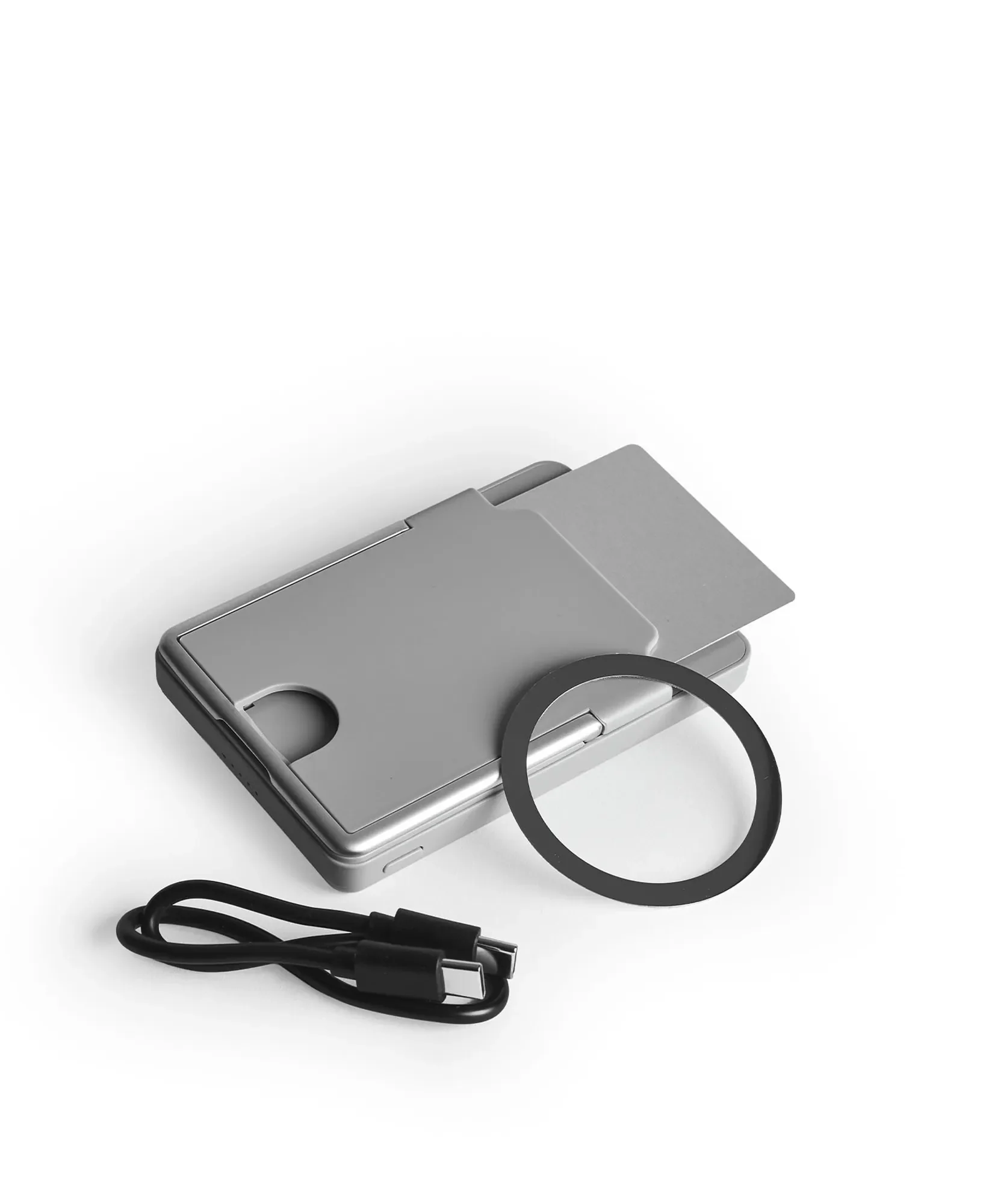 Trådlös powerbank 3 in 1 från Luminée - Grå - Image 3