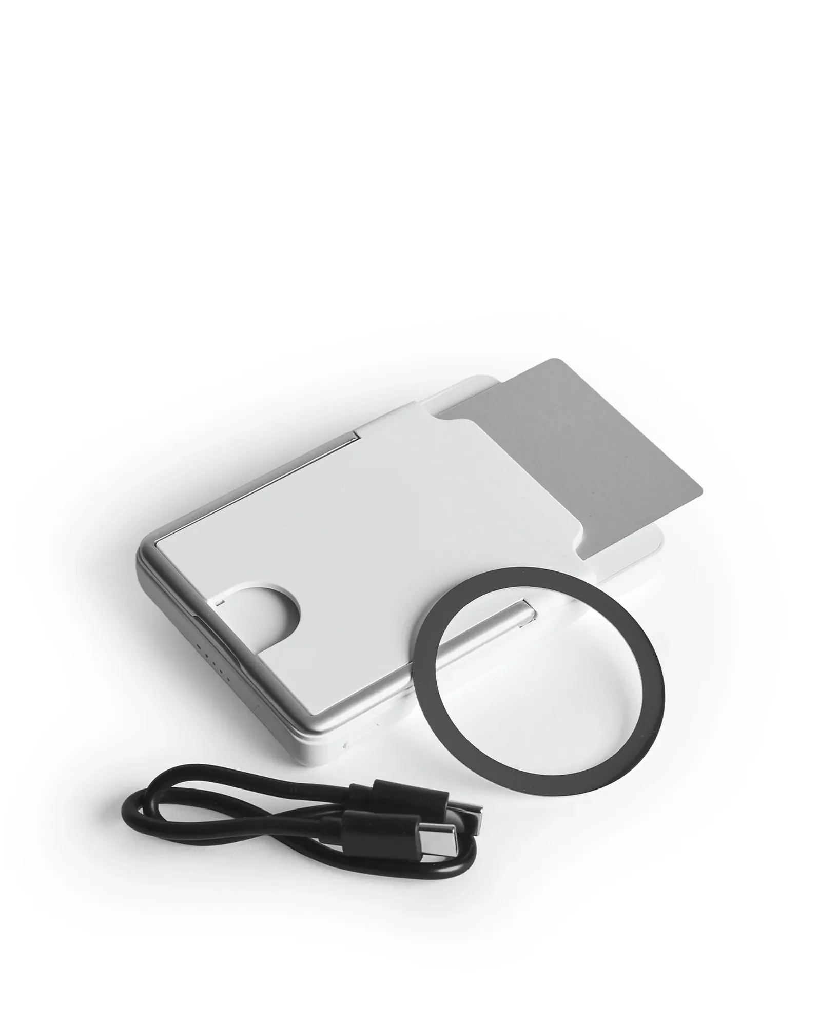 Trådlös powerbank 3 in 1 från Luminée - Vit - Image 3
